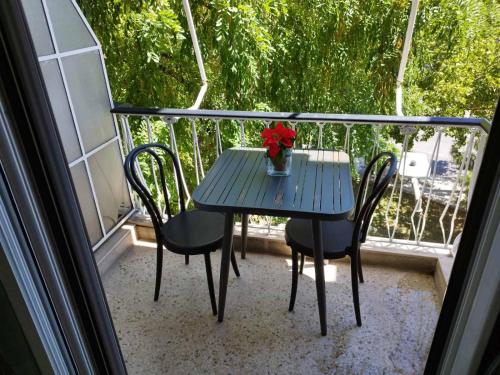 Balkón alebo terasa v ubytovaní Zeus Apartment