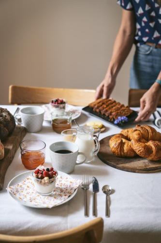 Mad på bed and breakfast-stedet eller i nærheden