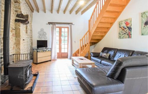 Χώρος καθιστικού στο Beautiful Home In St Pierre Langers