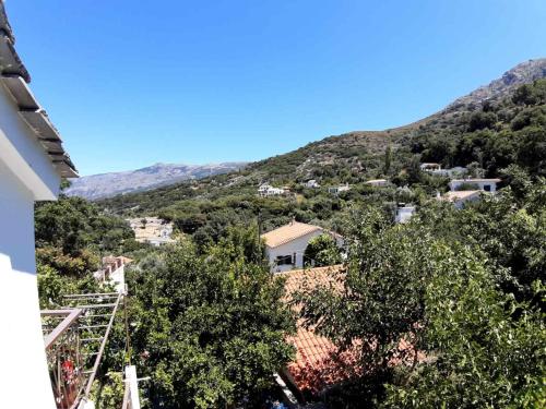 a view of a mountain from a house at Traditional house in Akamatra square in Akamatra
