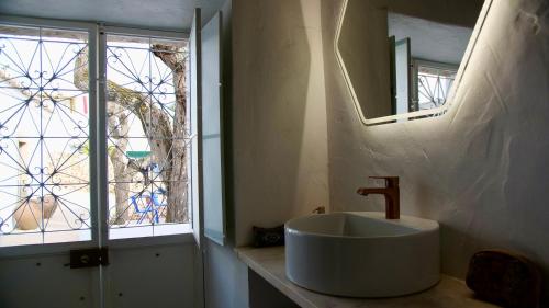 Phòng tắm tại Casa Pedra São Romão