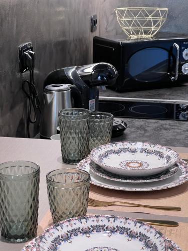 Cucina o angolo cottura di Royalty Suites Psyrri