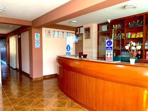 Lounge nebo bar v ubytování Samay's Hostal