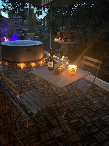 Superbe appartement avec jacuzzi avec jardin privé photo 22