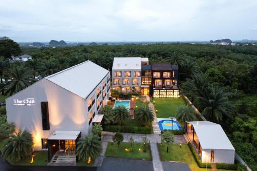 an aerial view of the inn at the resort at The Chill at Krabi Hotel in Krabi town