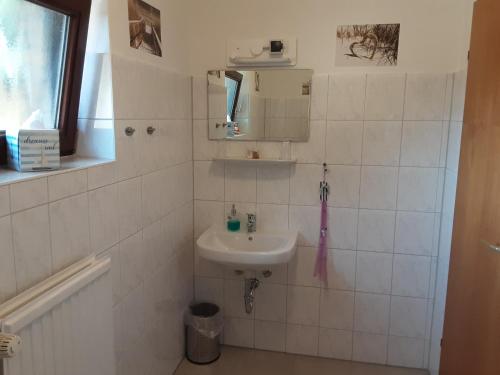 Ванная комната в Die Radlerhütte - NUR FÜR EINE NACHT -
