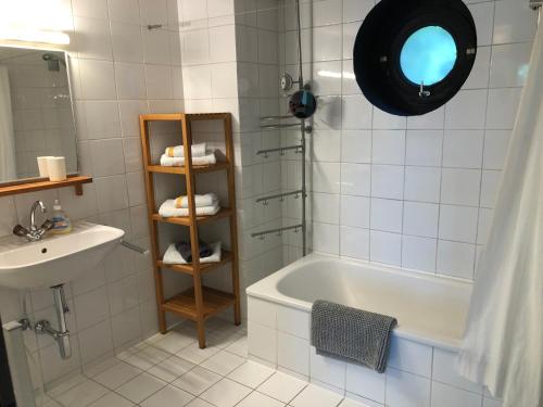 Koupelna v ubytování FLATS 2 RENT
