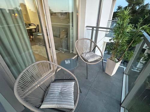 Balkoni atau teres di apartament Gaja