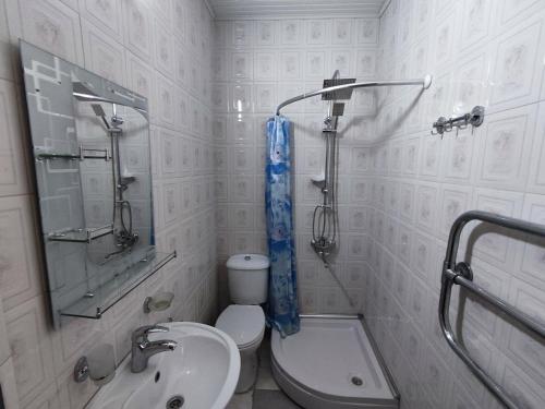 Ванная комната в Guesthouse White Swan