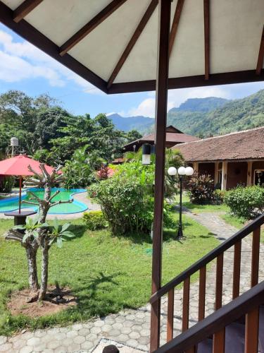 a view from the balcony of a resort at HOTEL BESAR BULAN BARU - Senggigi in Senggigi 
