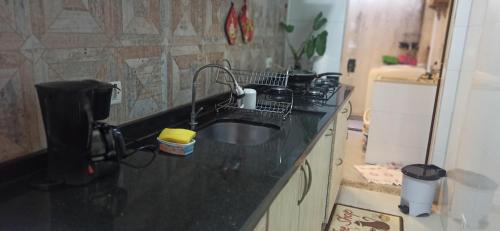 Kuchyň nebo kuchyňský kout v ubytování Casas Bom Sono