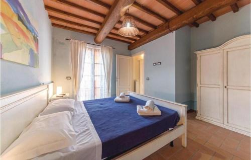 Postel nebo postele na pokoji v ubytování Casa Macinarino APPARTAMENTO 14 con piscina
