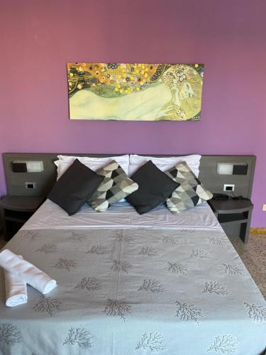Postel nebo postele na pokoji v ubytování GFH - Hotel Spiaggia D'Oro