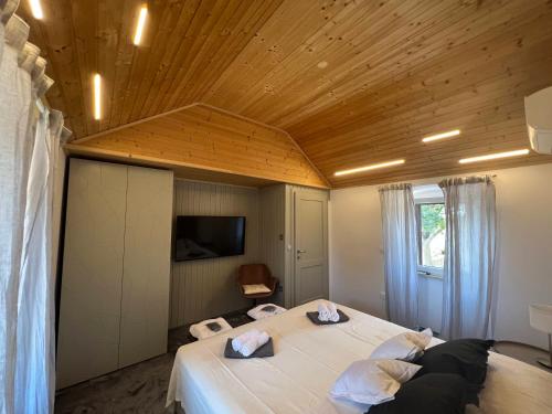 TV a/nebo společenská místnost v ubytování Podgora Experience Suite II