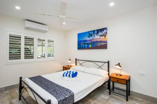 Tempat tidur dalam kamar di Island View Unit 2