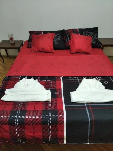 מיטה או מיטות בחדר ב-Kod Lole