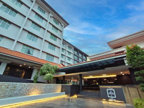 wykonanie zewnętrznej części hotelu w obiekcie Raia Inn Penang w mieście Bayan Lepas