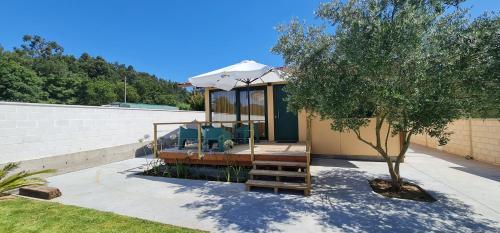 Cabana cercana a la playa en lugar muy tranquilo.