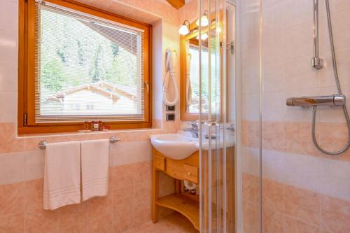 Koupelna v ubytování Hotel Gianna