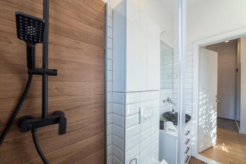 Kúpeľňa v ubytovaní Green Leaf Apartment