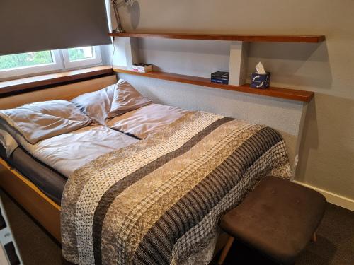 Posteľ alebo postele v izbe v ubytovaní Apartament Wyszyńskiego Szczecin Polska