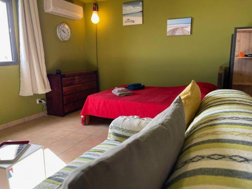 Posteľ alebo postele v izbe v ubytovaní Immense StuDio 51 jusqu'à 4 personnes avec vue mer