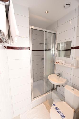 Bilik mandi di Willa Posejdon - Aquapark Panorama Morska All Inclusive