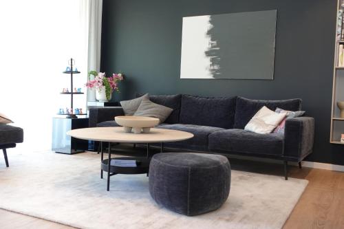 Posezení v ubytování FeWo Prora - Designapartment Sir Henry