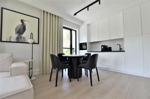 Η κουζίνα ή μικρή κουζίνα στο ApartamentyRogowo Com
