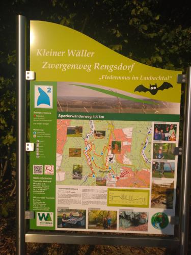 a sign for the klerker walklezlezlezlezlezlezlezlez at Ferienwohnung im Naturpark Rhein-Westerwald in Rengsdorf