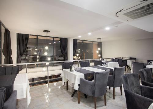 Χώρος καθιστικού στο Pelit Park Hotel