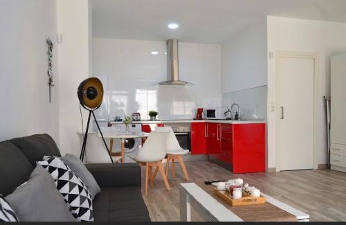 Kuchyň nebo kuchyňský kout v ubytování Precioso loft centrico