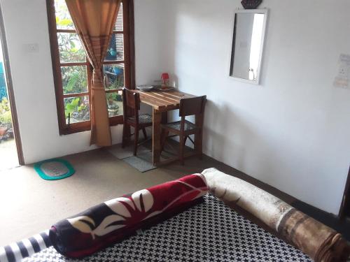 Posezení v ubytování 20/20 wood cabana