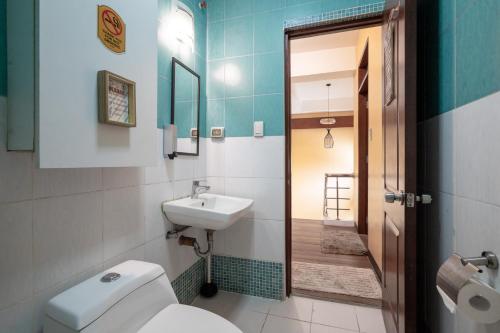 Phòng tắm tại Casa Heradurra Uno/Dos
