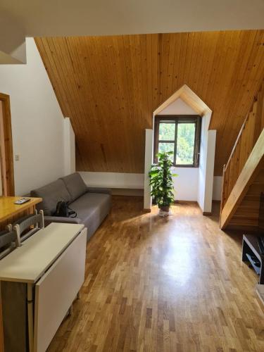 Χώρος καθιστικού στο Apartamento en Panticosa