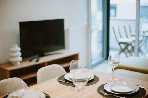 Et tv og/eller underholdning på Elisabeth Downtown Suites