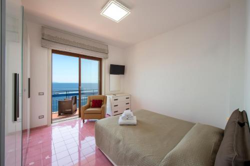 Cama o camas de una habitación en Lily House Amalfi