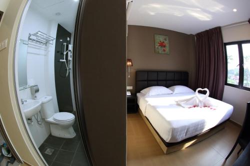 Koupelna v ubytování GL Hotel Kluang