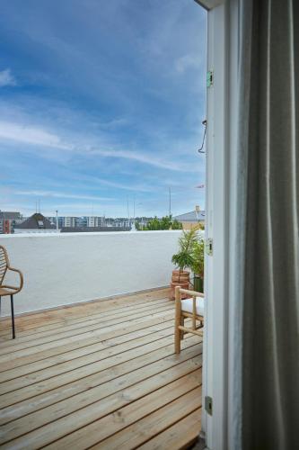 Balkón nebo terasa v ubytování Hotel Villa Gulle