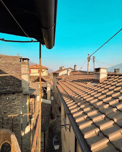 a view from the roof of a building at Residenza Valentino in Locarno