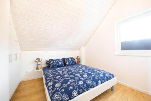 Postel nebo postele na pokoji v ubytování Maritimes Glück - Nordhorn
