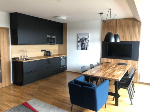 Kuchyň nebo kuchyňský kout v ubytování Apartmán O18 - Kleč