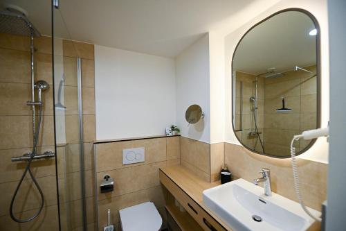 Koupelna v ubytování Kolping Gästehaus