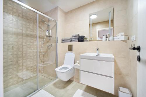 Kúpeľňa v ubytovaní Apartmán v stráni