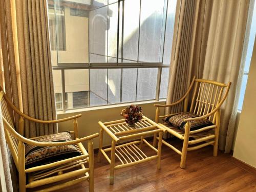 Posezení v ubytování Hostal Casona Arrambide