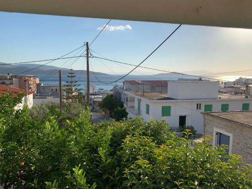 a view of a city with buildings and trees at J&B Maisonette House in Marmarion