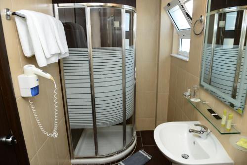 Koupelna v ubytování Ionion Hotel
