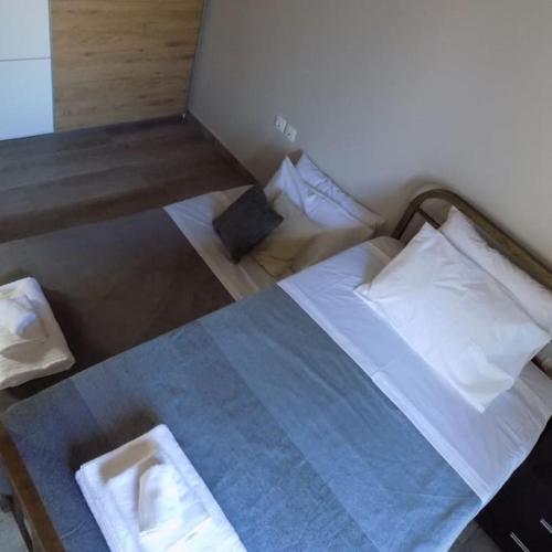 Postel nebo postele na pokoji v ubytování Nikos House Megara