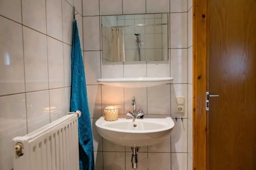 Ванна кімната в Charmecamping & Appartementen De Regge-Vallei