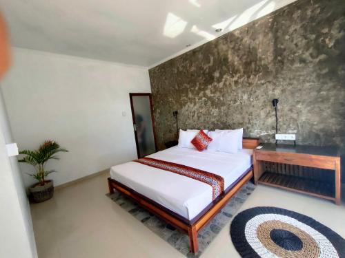 Cama o camas de una habitación en Bali Yogi